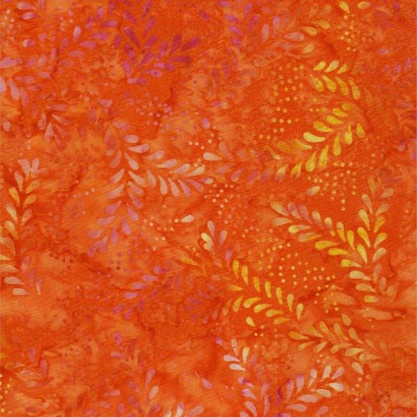 Batik Textiles - 4211 Orange - Grandma&