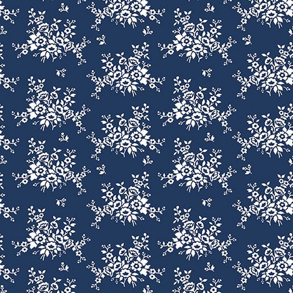 Benartex - 14651-55 Navy Blue - Grandma&