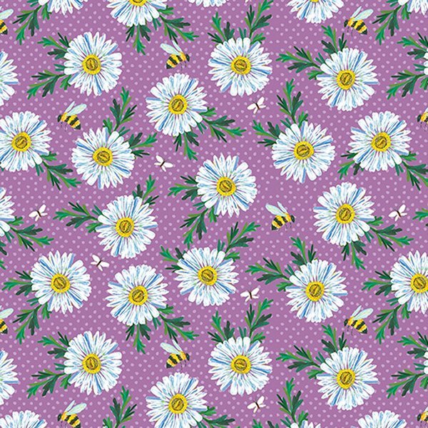 Benartex - 16513-64 Purple - Grandma&
