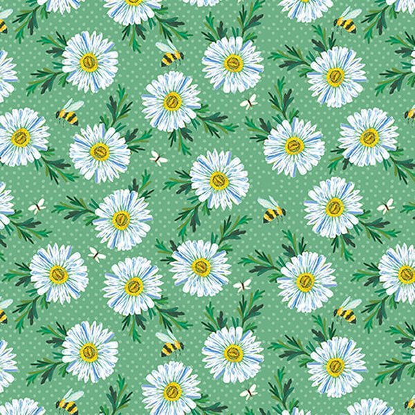 Benartex - 16513-84 Teal - Grandma&