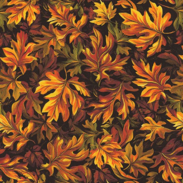 Benartex - 16768-87 Black/Spice - Grandma&