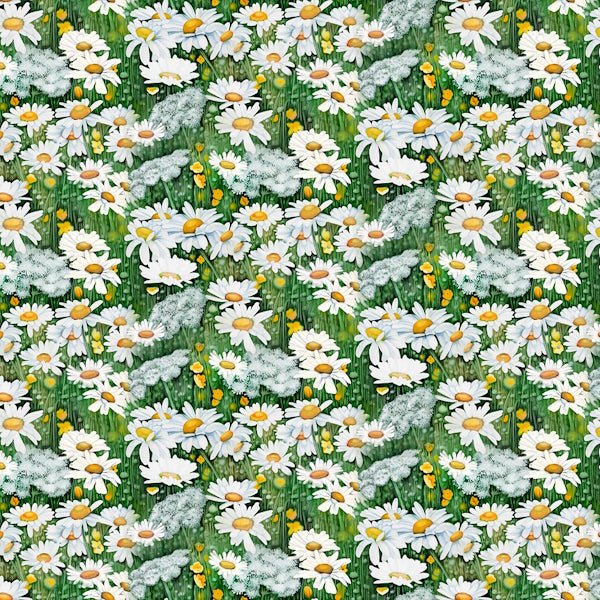 Clothworks - Y4134-1 White - Grandma&
