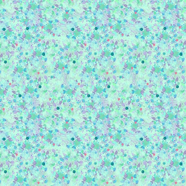 Clothworks - Y4261-33 Aqua - Grandma&