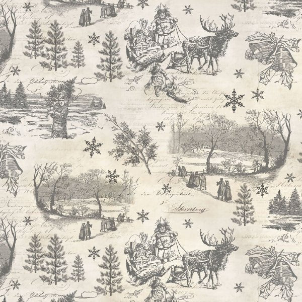 Clothworks - Y4487-6 Gray - Grandma&