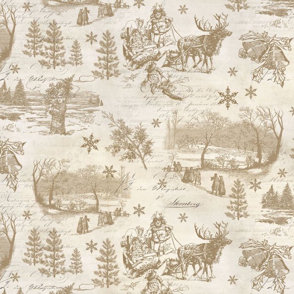 Clothworks - Y4487-64 Light Caramel - Grandma&