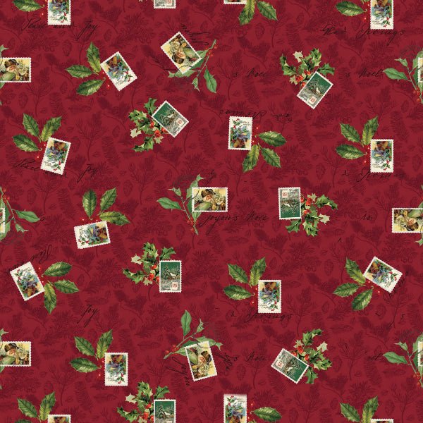 Clothworks - Y4488-82 Red - Grandma&