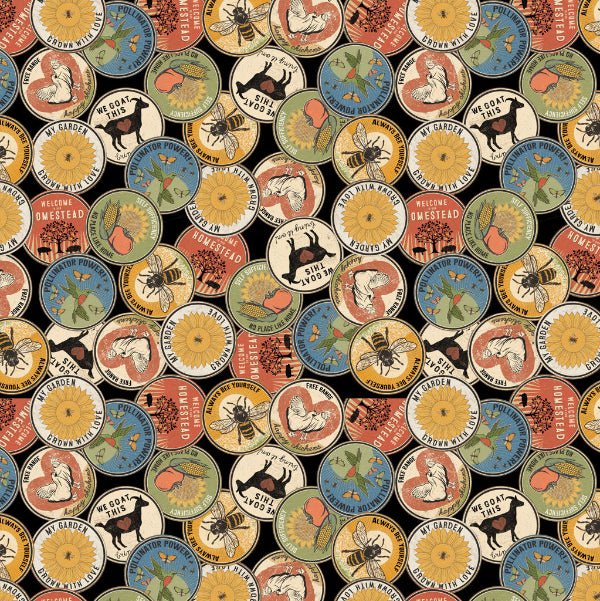 Clothworks - Y4606-55 Multi - Grandma's Attic Quilting