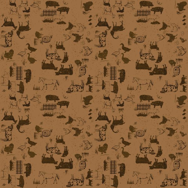 Clothworks - Y4607-15 Brown - Grandma&