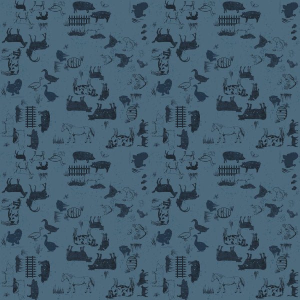 Clothworks - Y4607-88 Denim - Grandma&