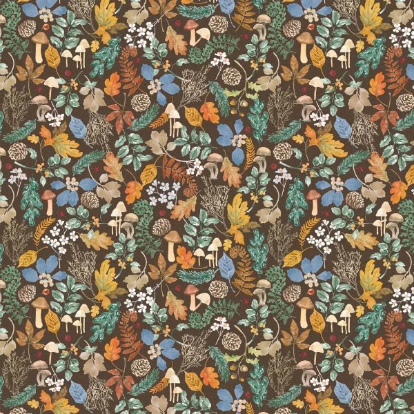 Clothworks - Y4852-15 Brown - Grandma&