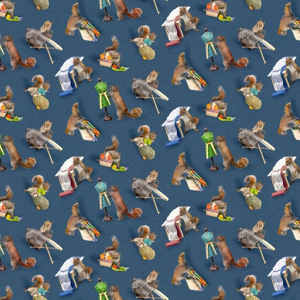 Clothworks - Y4898-89 Dark Denim - Grandma's Attic Quilting