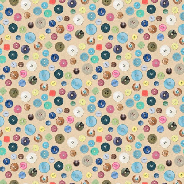 Clothworks - Y4900-12 Khaki - Grandma's Attic Quilting