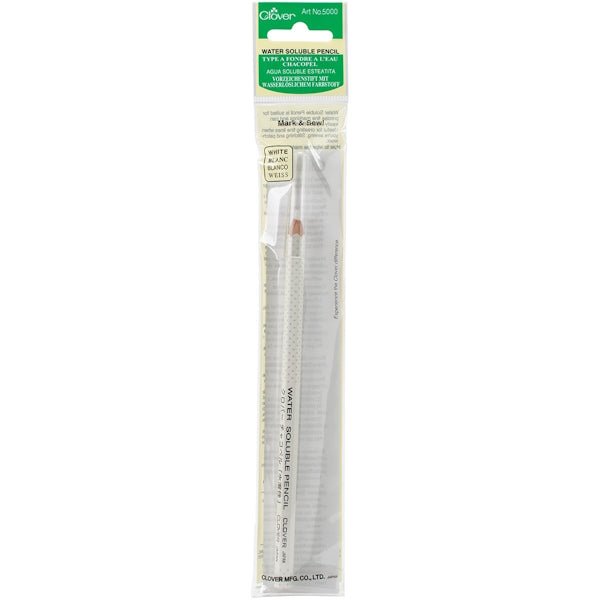 Clover - Water Soluble Pencil - White - Grandma's Attic Quilting