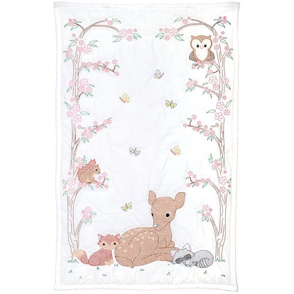 Crib Quilt Top - 4060-934 Deer &amp; Friends - Grandma&