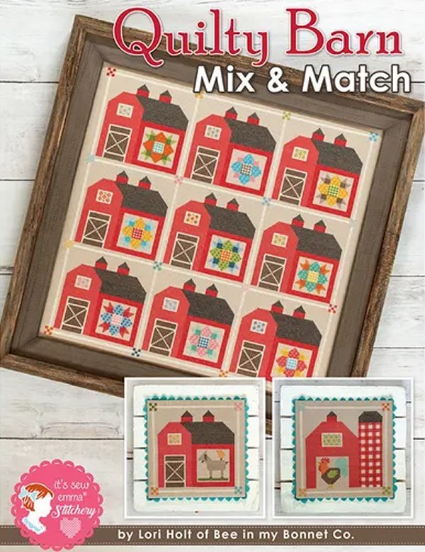 Cross Stitch Pattern - Quilty Barn - Grandma's Attic Quilting