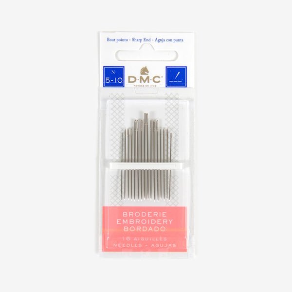 DMC - Embroidery Needles Size 5-10 - Grandma's Attic Quilting