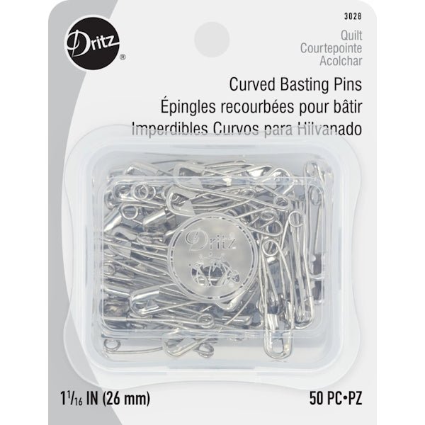 Dritz - 1-1/16" Curved Basting Pins - Grandma&