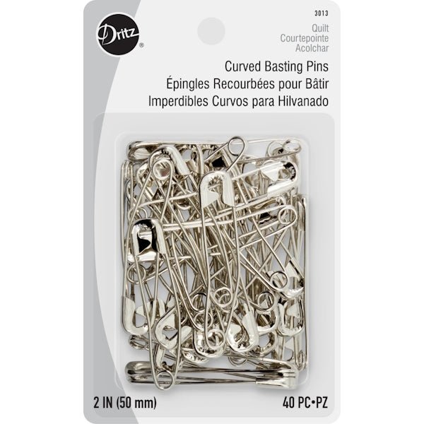 Dritz - 2" Curved Basting Pins - Grandma&