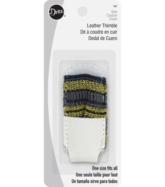 Dritz - Adjustable Leather Thimble - Grandma's Attic Quilting