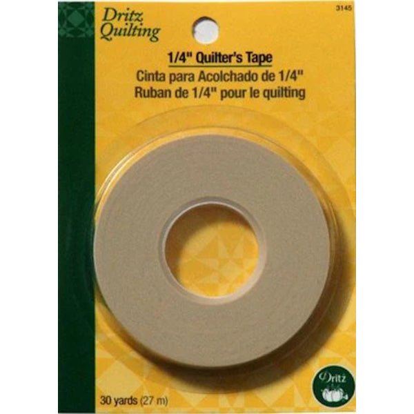 Dritz - Quilter’s Tape 1/4 Inch - Grandma's Attic Quilting