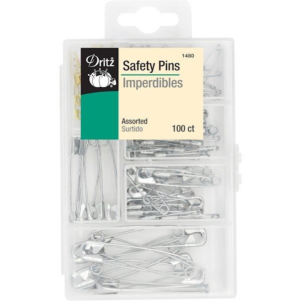 Dritz - Safety Pins - Assorted - Grandma&