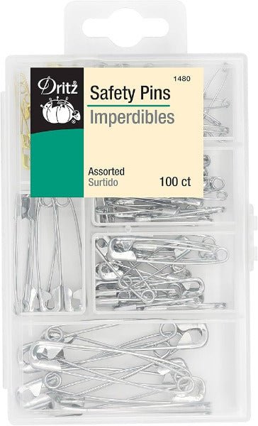 Dritz - Safety Pins Assorted Sizes - Grandma&