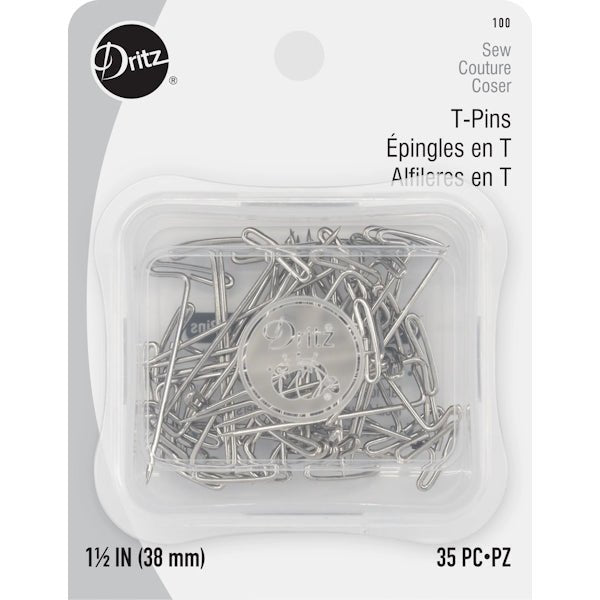 Dritz - T-Pins - 1 1/2" Long - Grandma&