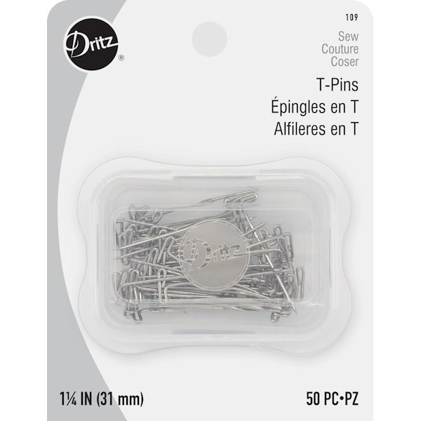 Dritz - T-Pins - 1 1/4" Long - Grandma&