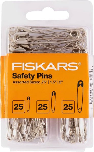 Fiskars - Safety Pins Assorted Sizes - Grandma&