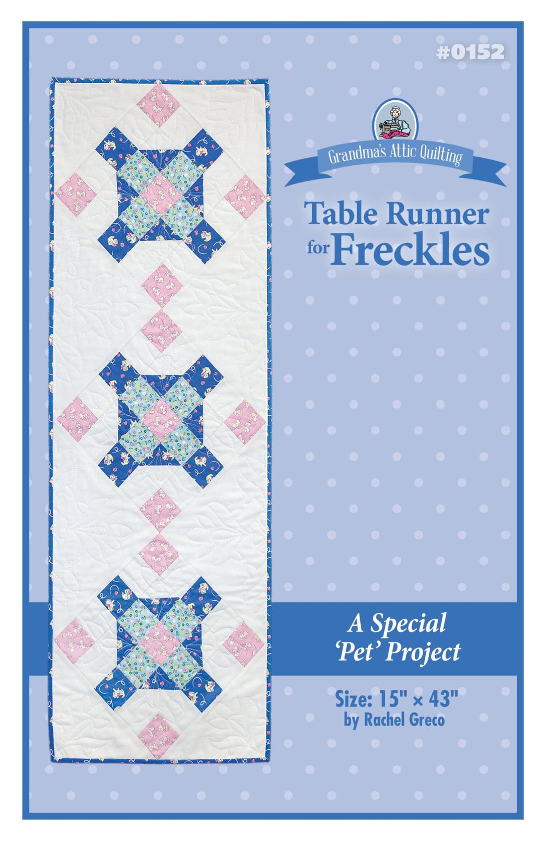 Freckles Table Runner - Grandma's Attic Quilting