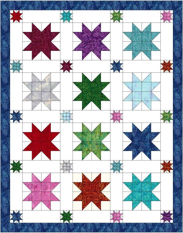 Gemstones Block of the Month Club - Grandma&