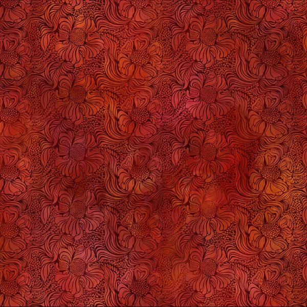 In the Beginning - 9DCL-1 Red - Grandma's Attic Quilting