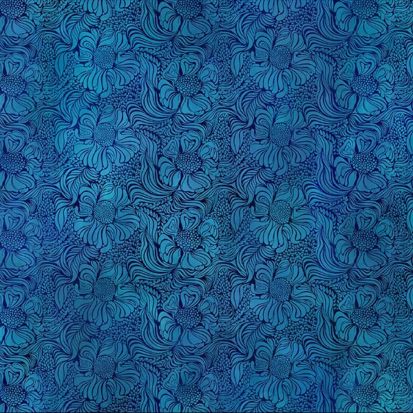 In the Beginning - 9DCL-2 Blue - Grandma's Attic Quilting