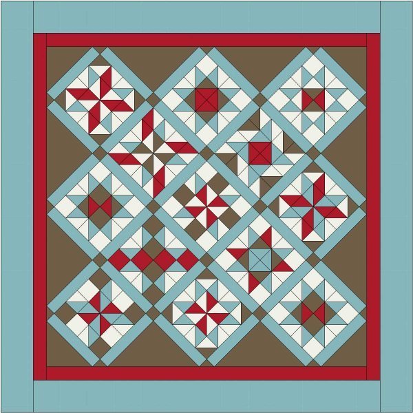 Land That I Love Block of the Month Club - Country Americana - Grandma's Attic Quilting