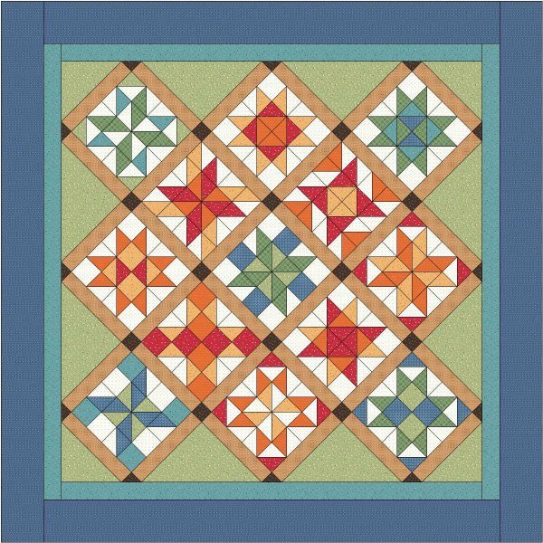 Land That I Love Block of the Month Club - Lori Holt Fabric - Grandma's Attic Quilting