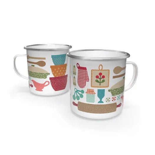Lori Holt - Baked with Love Tin Mug - Grandma's Attic Quilting
