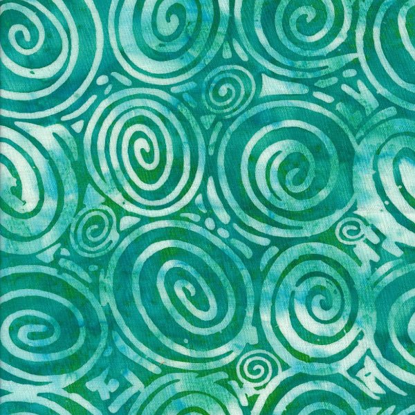 Majestic Batiks - Antoinette 856 Teal - Grandma's Attic Quilting