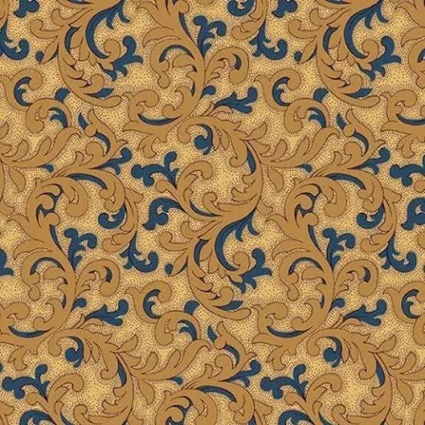 Marcus Fabrics - R330515 Blue - Grandma's Attic Quilting