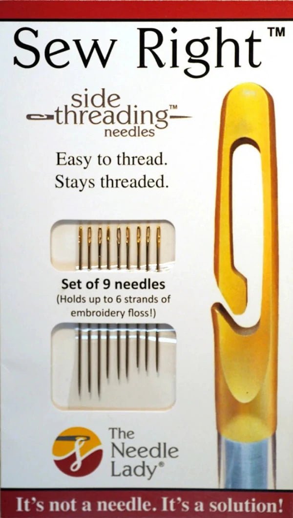 Needles - The Needle Lady's Side Threading Needles - Grandma's Attic Quilting