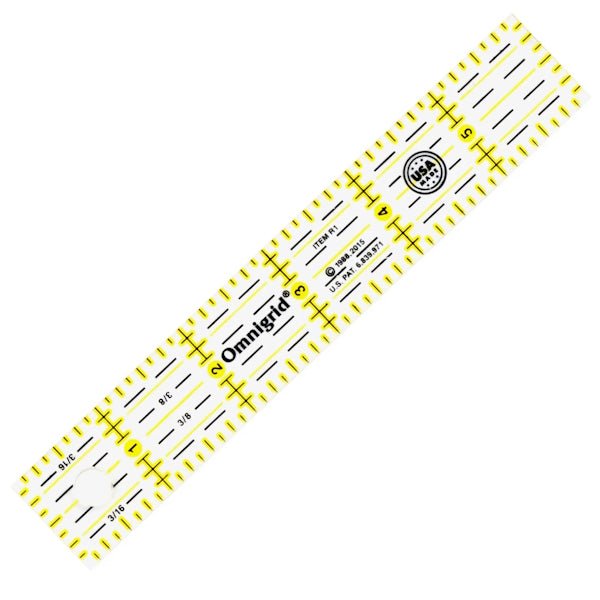 Omnigrid - 1 x 6 inch Ruler - Grandma's Attic Quilting