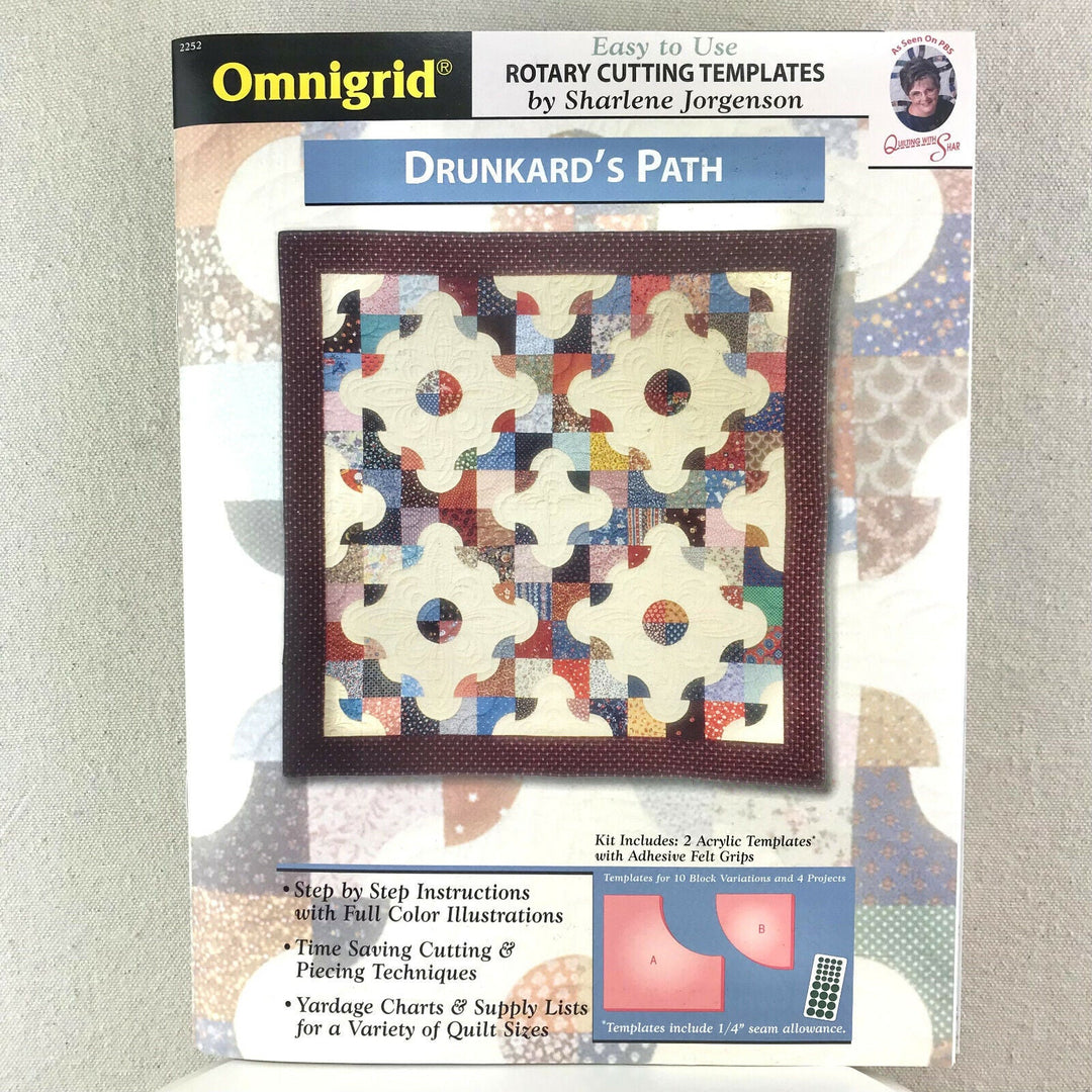 Omnigrid - Drunkard's Path - Grandma's Attic Quilting