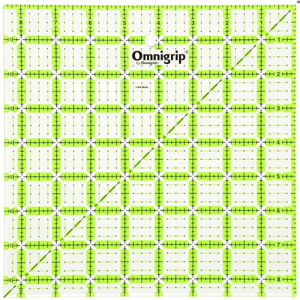 Omnigrip - 8 1/2 Inch Square Ruler - Grandma&