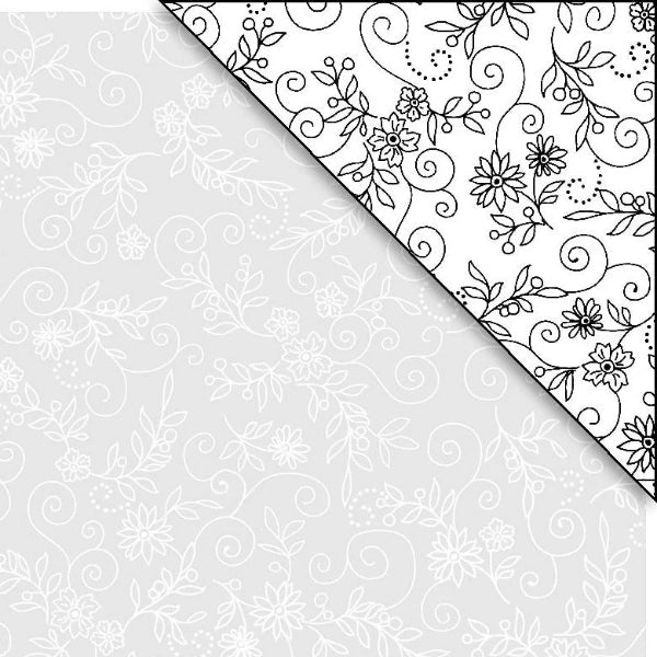 P&B Textiles - 5509 White - Grandma's Attic Quilting