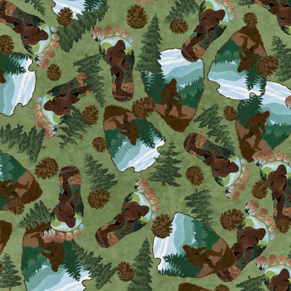 P&amp;B Textiles - 6125-G Green - Grandma&