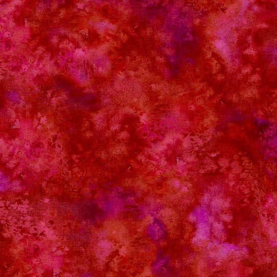 P&B Textiles - DAYD 6189 RF Red and Fuchsia - Grandma's Attic Quilting
