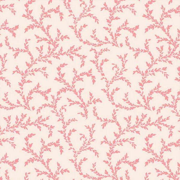 P&amp;B Textiles - Victoria 5671-EP Ecru/Pink - Grandma&