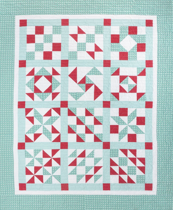 Peppermint Twist Block of the Month Club - Grandma&