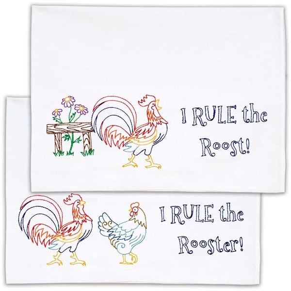 Pillowcases - 1600-808 Rule the Rooster - Grandma&