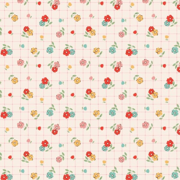 Poppie Cotton - FH25955 Multi - Grandma's Attic Quilting