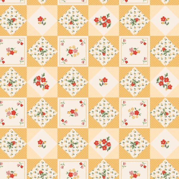 Poppie Cotton - FH25961 Yellow - Grandma&